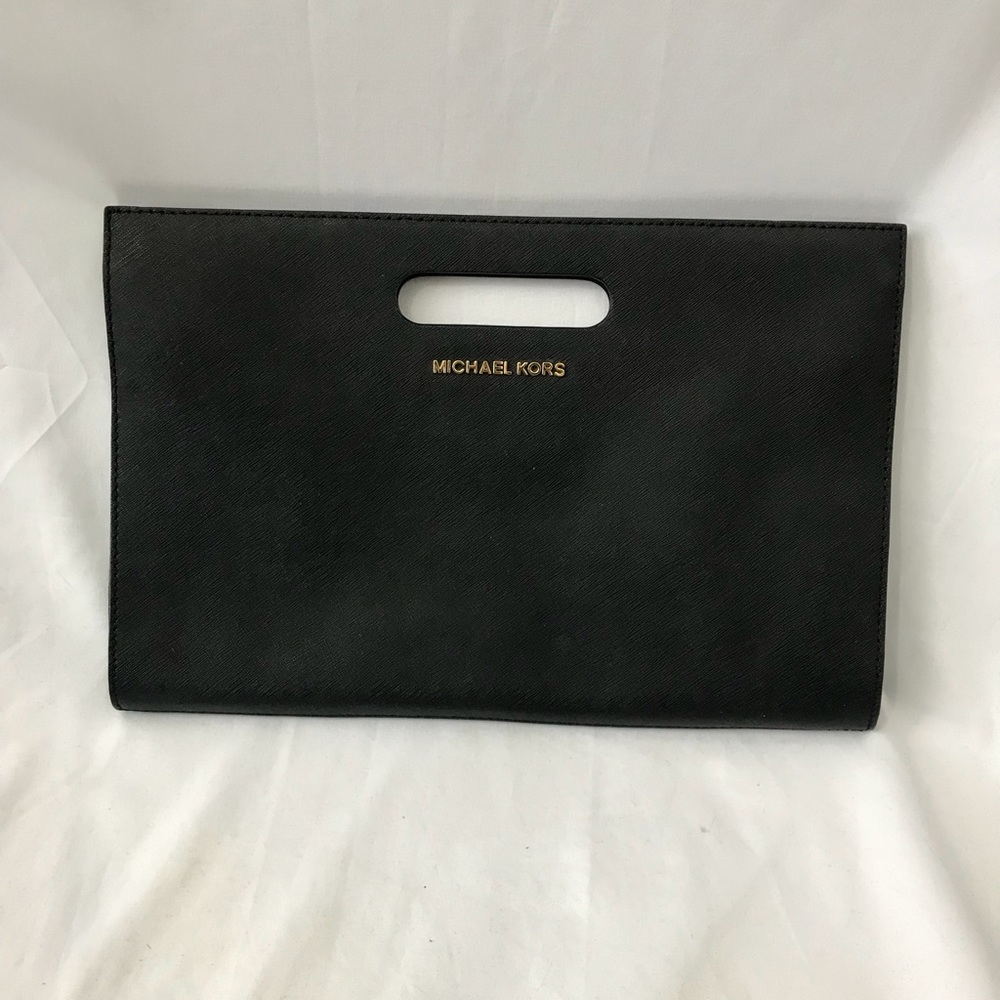 Black with Gold Logo - Michael Kors Envelope Purse